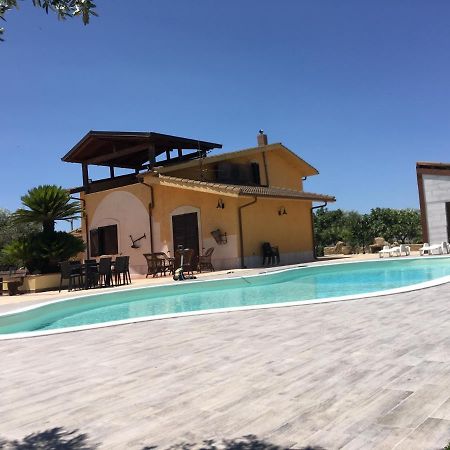 Agriturismo Tenuta San Giovanni Casale Leto SantʼAngelo Muxaro Dış mekan fotoğraf