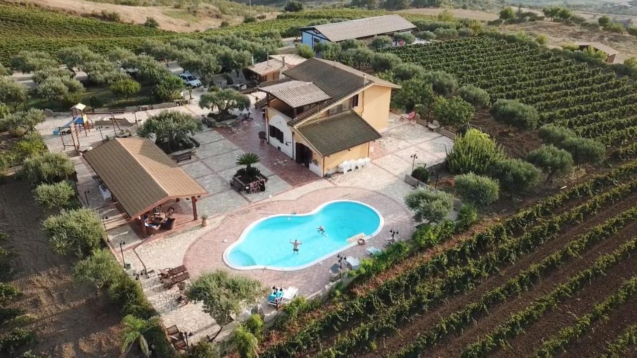 Agriturismo Tenuta San Giovanni Casale Leto SantʼAngelo Muxaro Dış mekan fotoğraf